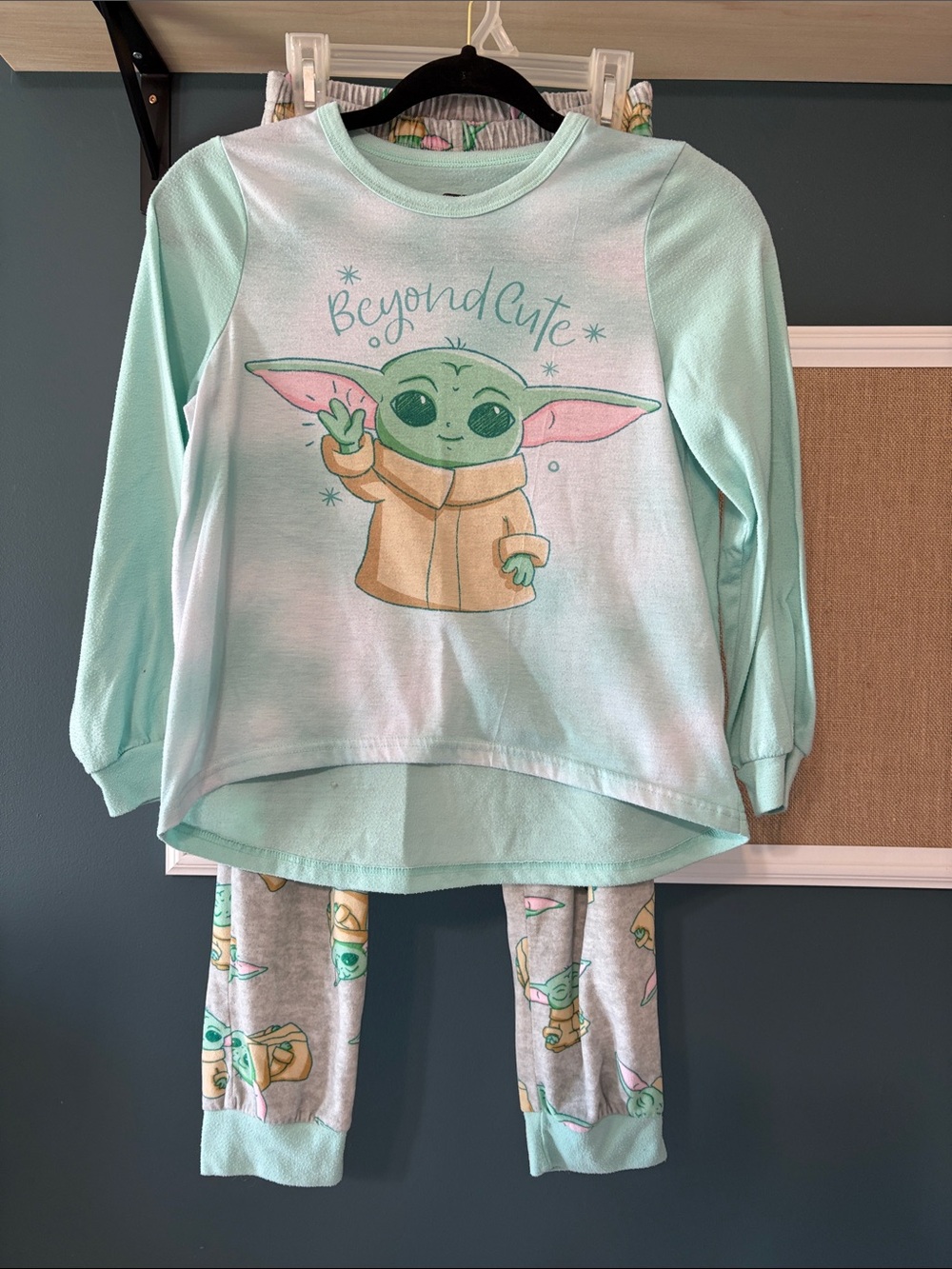 Star Wars Toddler Mint Green 'Baby Yoda' Pajama Set